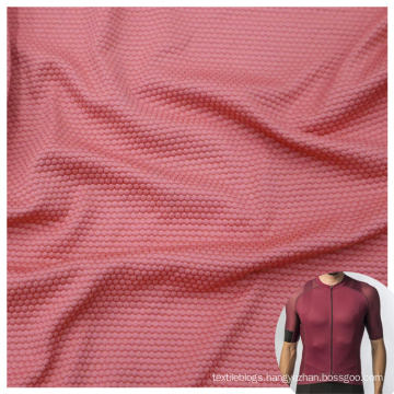 athletic honeycomb bubble mesh football jersey fabric spandex polyamide